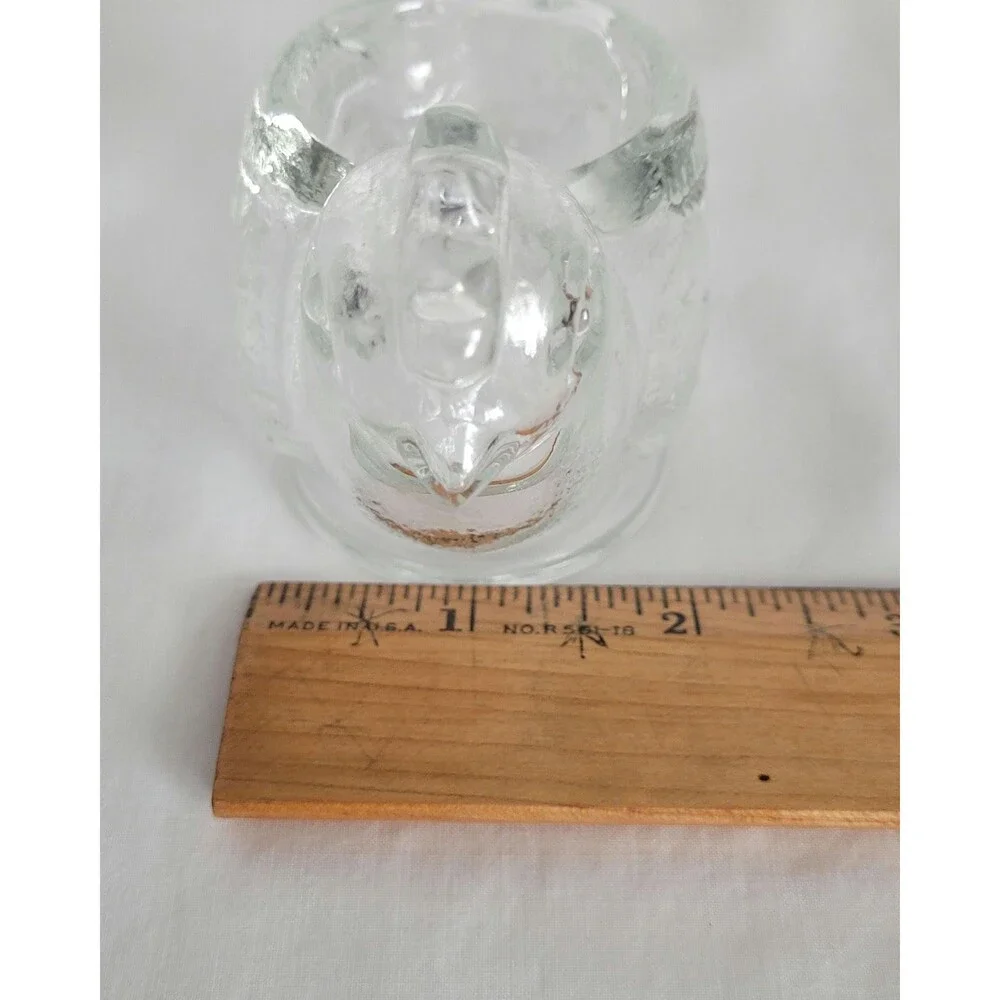 Vintage Egg Cup Clear Glass Hen on Nest WMF Germany